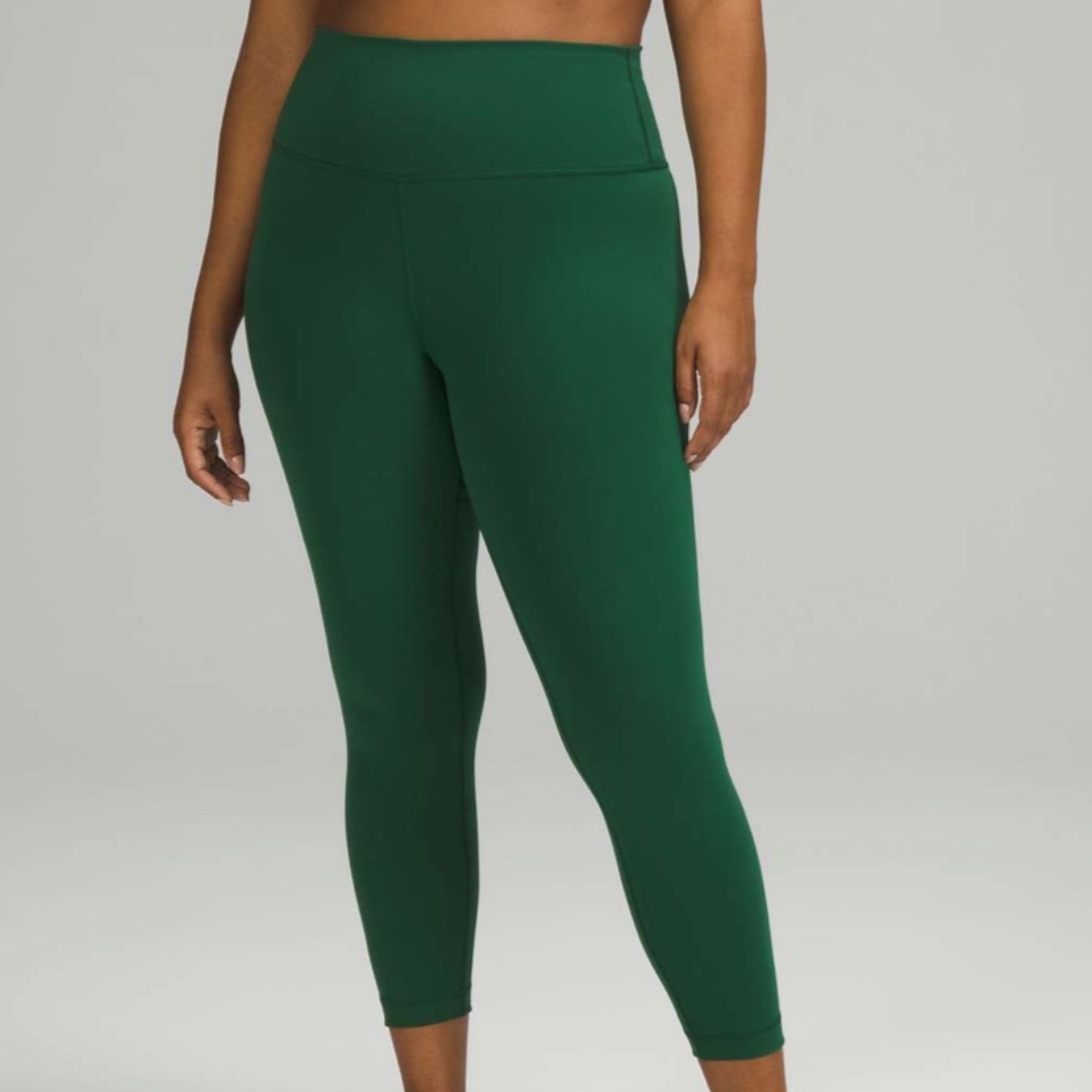 Lululemon Wunder Train High-Rise Tight 25" - Everglade Green - 8
